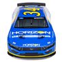 1/12 NASCAR RC Race Car Michael McDowell No. 34 2024 Horizon Hobby Ford Mustang 2S AWD RTR Brushed On-Road (Battery & Charger Included), Blue