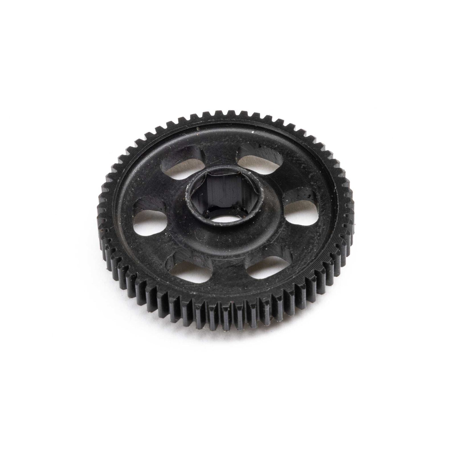 Spur Gear, Machined Delrin, 59T MOD 0.5: GROM