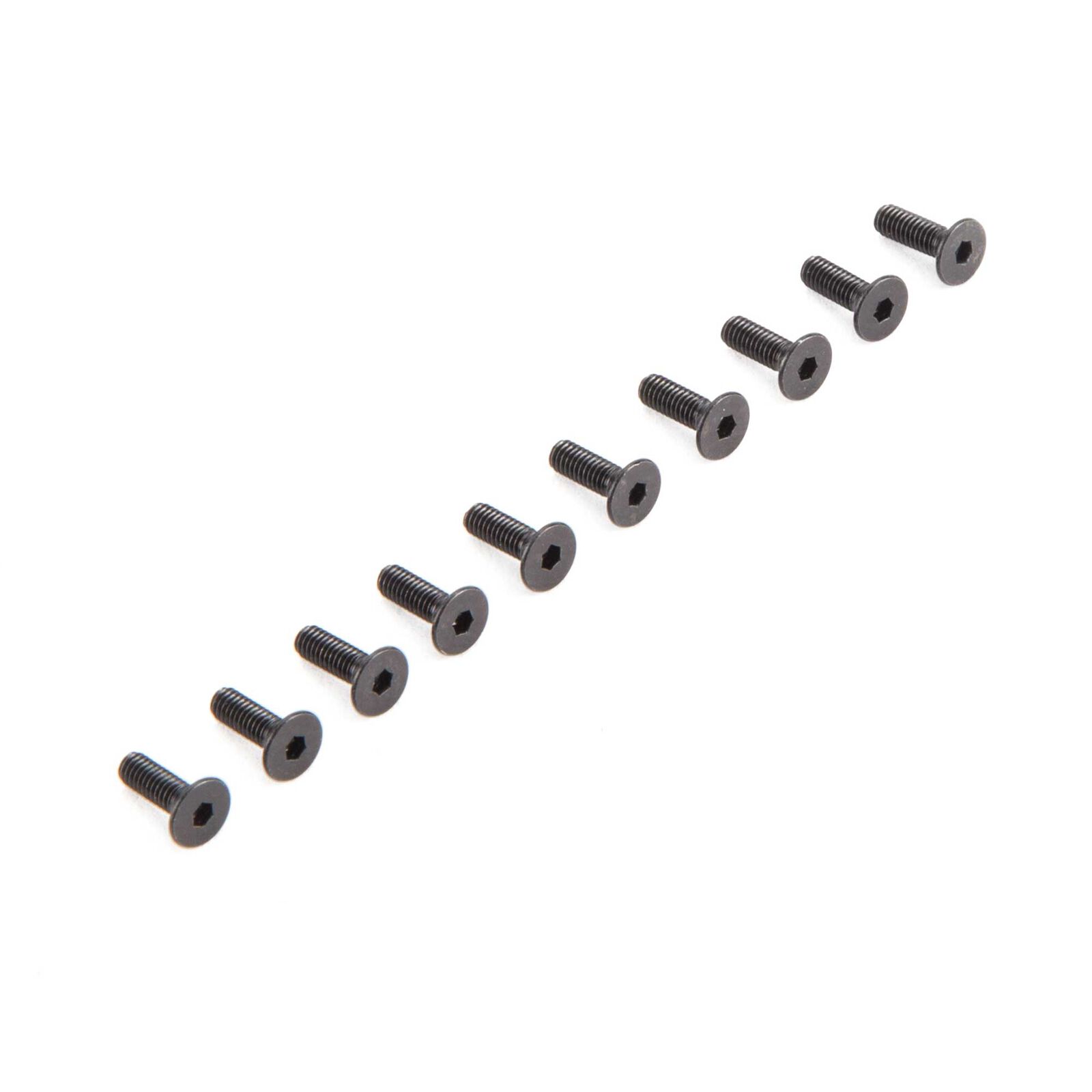 Flat Head Screws M2.5 x 8mm (10)