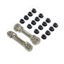 Losi Adjustable Front Hinge Pin Brace with Inserts: 8X, 8XE