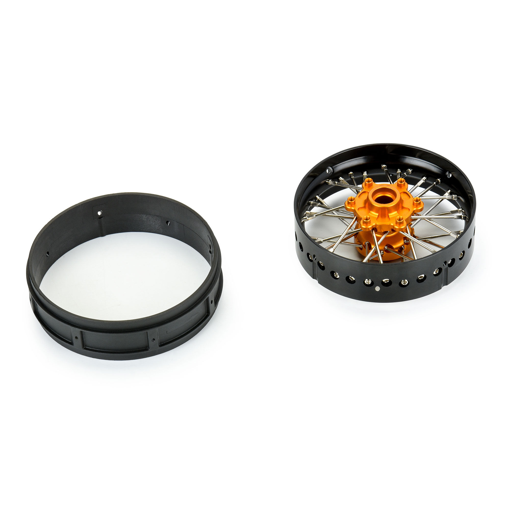 Pro-Line Racing 1/4 Pro-Spec Aluminum V2 Bead Front Wheel Black