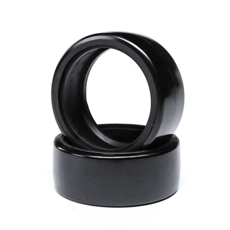 Front Drift Tire & Mounting Ring 54x26mm (2)