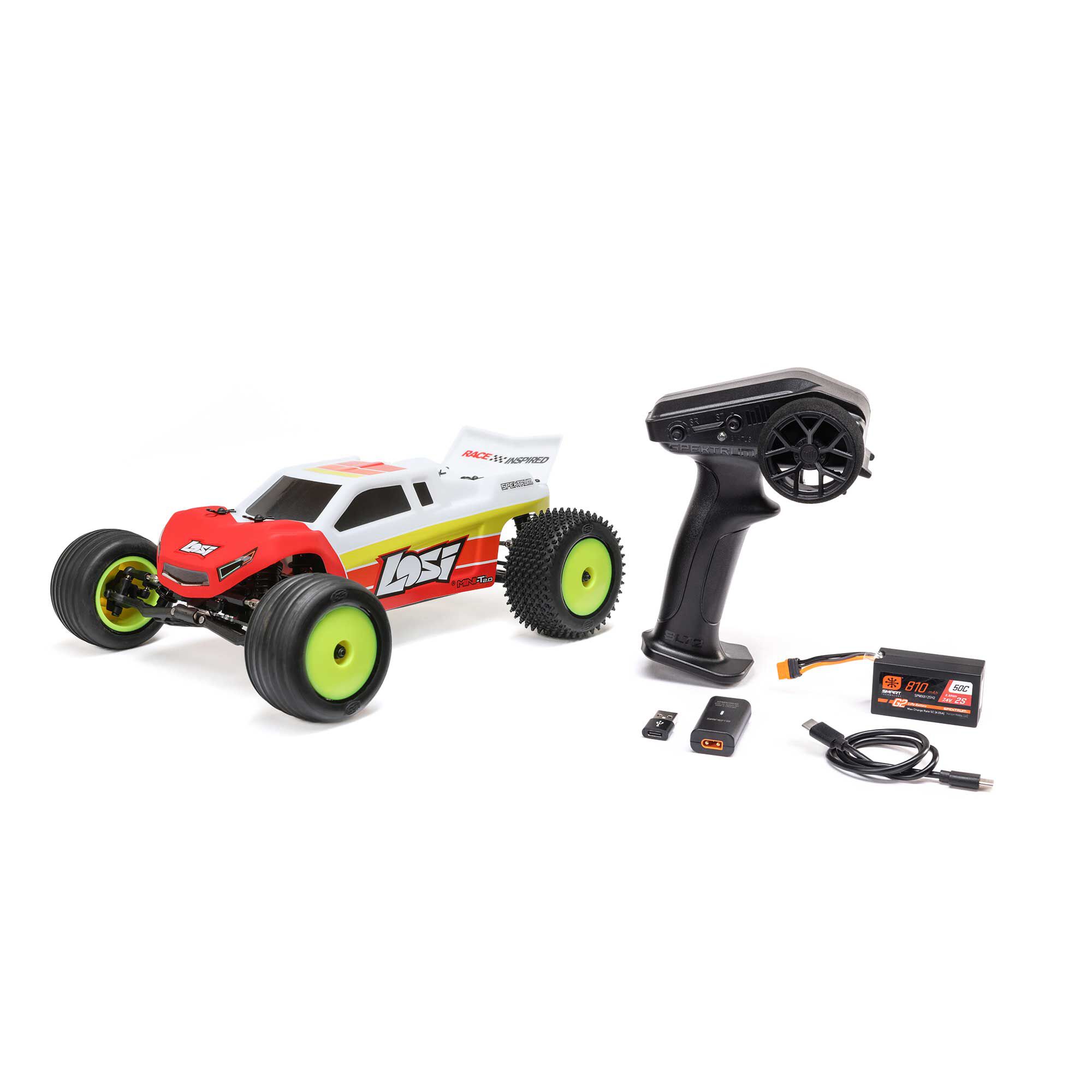 1/18 Mini-T 2.0 2S 2WD RTR Brushless Stadium Truck (Battery