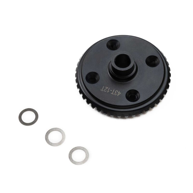 Diff Ring Gear, Front, 43/12T: 5IVE-3.0