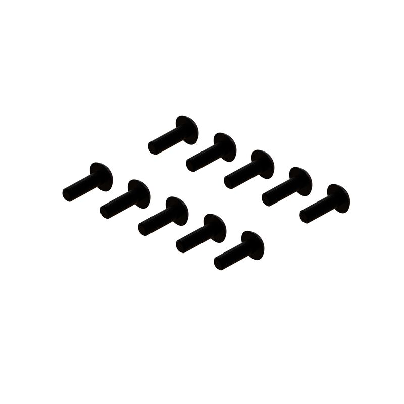 M2.5x8mm Button Head Screw With M3 Head (10)