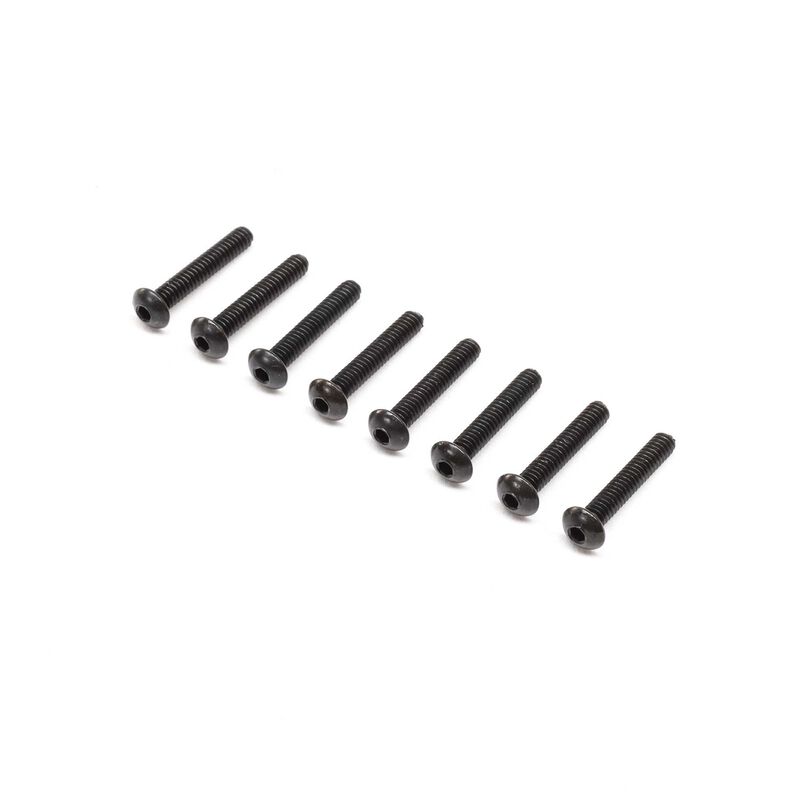Button Head Cap Screws, 2-56 x 1/2" (8)