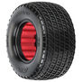 1/10 Array Clay Rear 1.7"/2.2" Dirt Oval Tires (2)