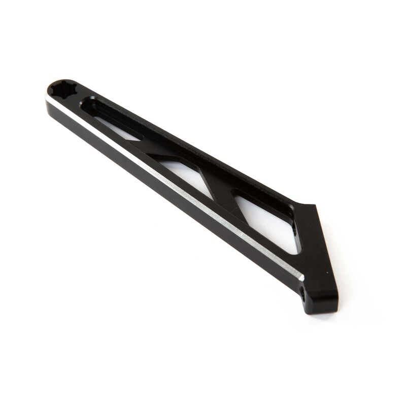 Chassis Brace, Rear, Black, Aluminum:  DBXL-E