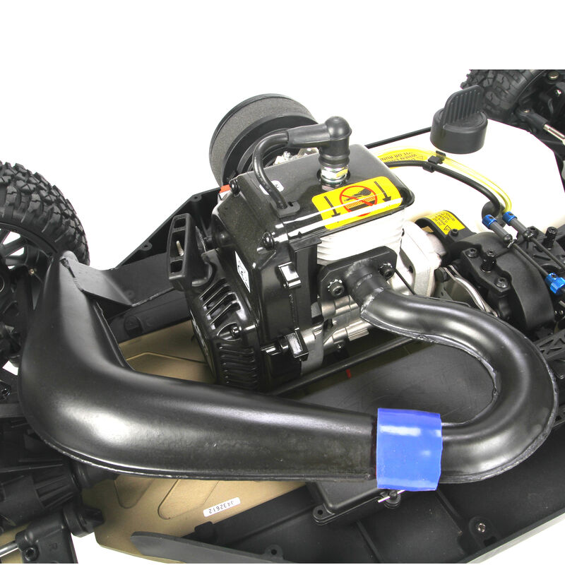 Tuned Exhaust Pipe, 2330cc Gas Engines 5IVET Losi