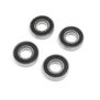 10 x 22 x 6mm Rubber Sealed Ball Bearing (4)