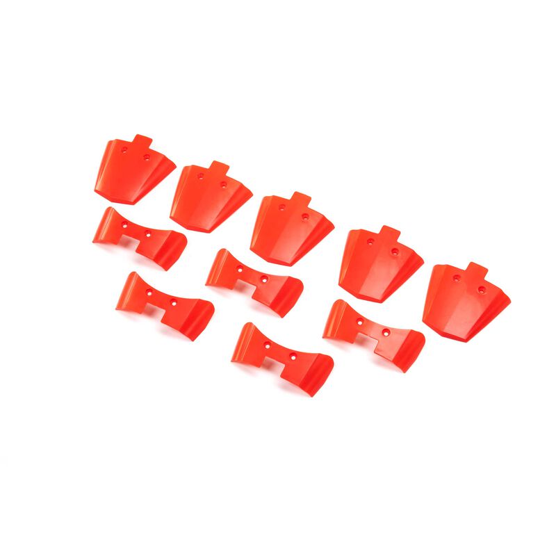 Losi Rear Fender Pack, Red: Promoto-MX/SM