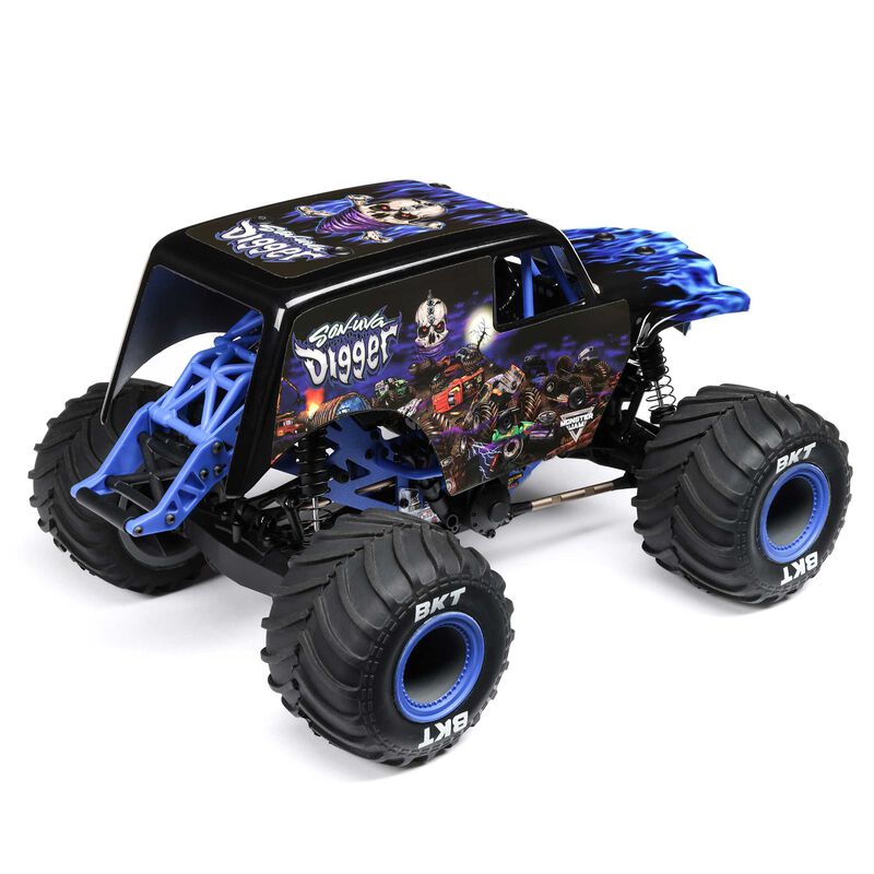 1/18 Mini LMT Son Uva Digger 2S 4X4 RTR Brushed Monster Truck 