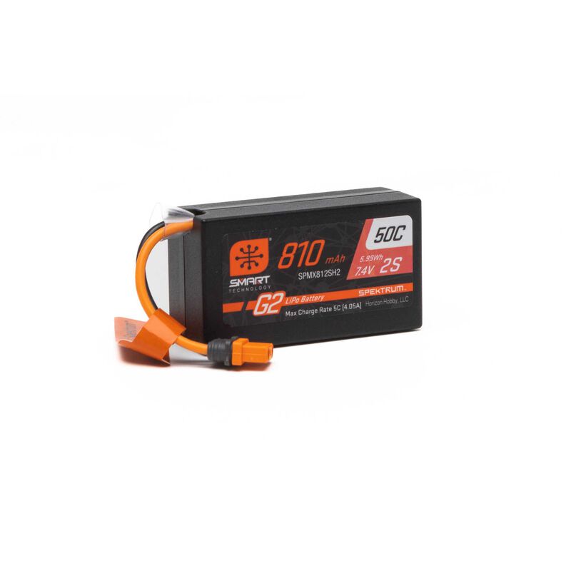 Smart Powerstage Surface Bundle: 810mAh 2S 50C LiPo Battery (IC2) / S100  Charger / 65W Power Supply / Adapter | Losi