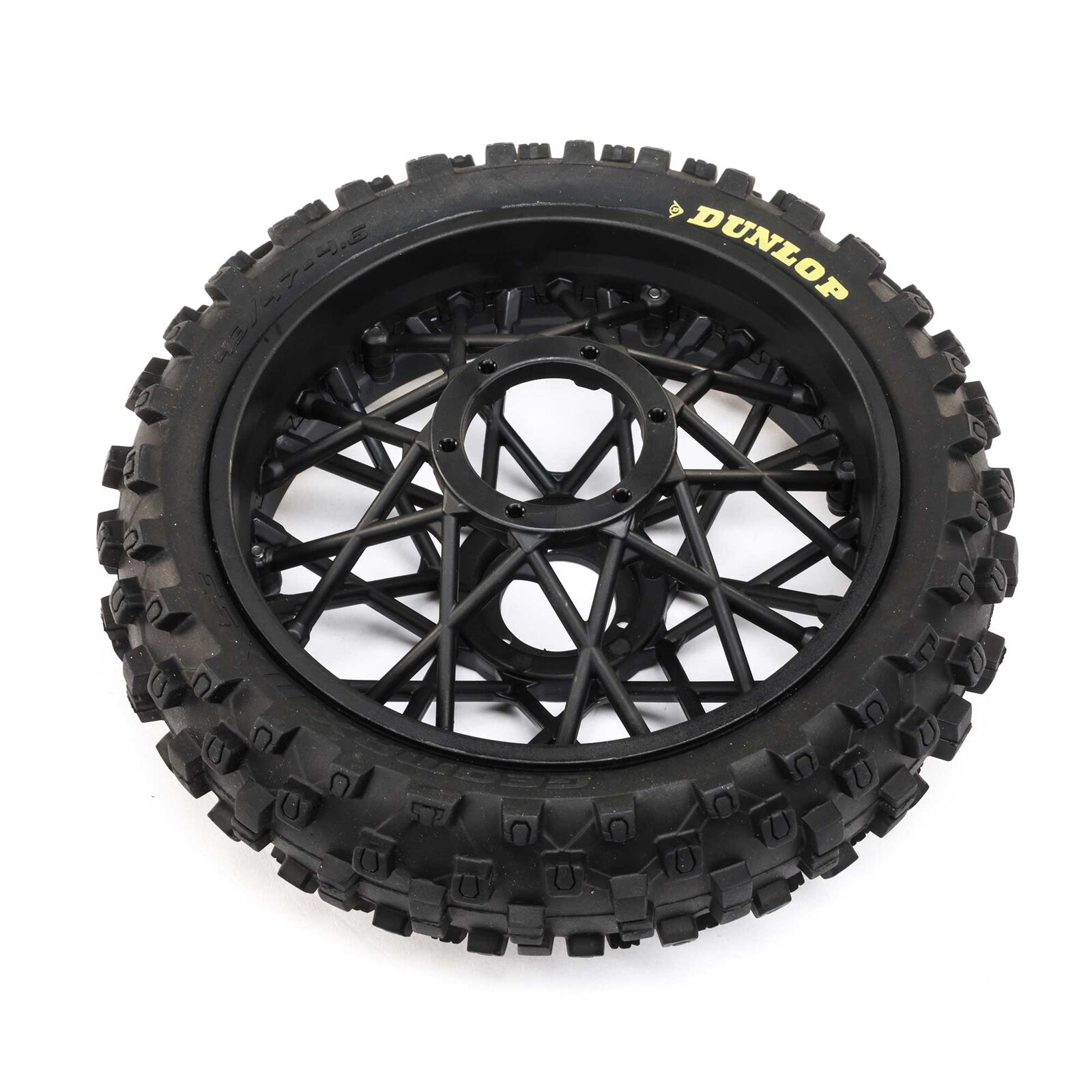 Dunlop MX53 Rear Tire Mounted, Black: Promoto-MX