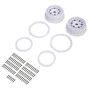 Wheel and Beadlock Set, White (2): 5IVE-T 3.0