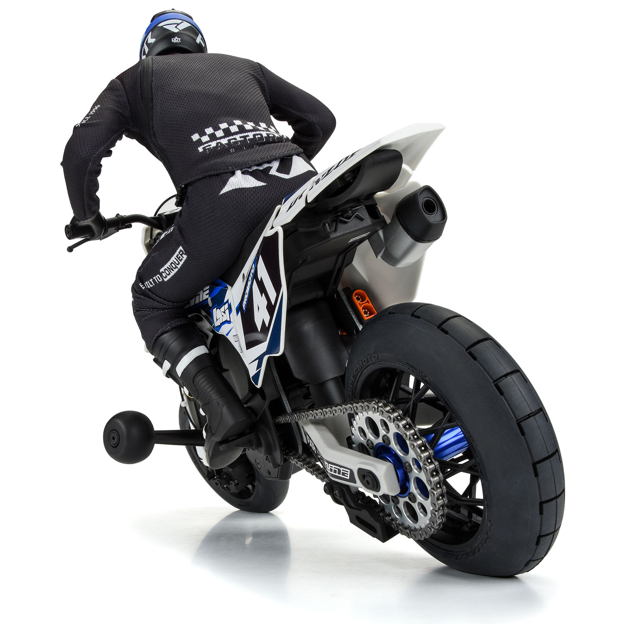 Pro-Line Racing 1/4 Supermoto S3 Motorcycle Rear Tire MTD Black (1