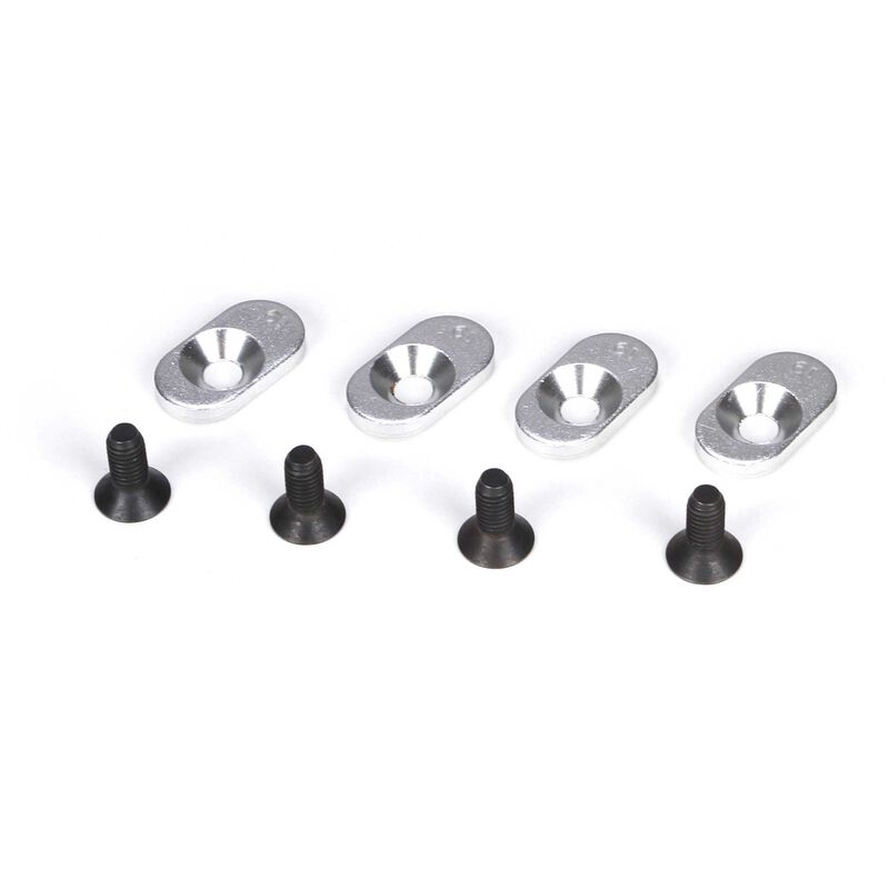Engine Mount Inserts & Screws 17.5 58 (4): 5IVE-T, MINI WRC