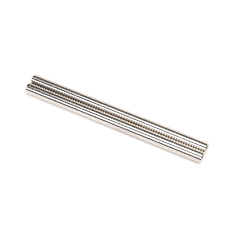 Losi Hinge Pins, 4 x 68mm, Elec Nickel (2): 8X, 8XE 2.0