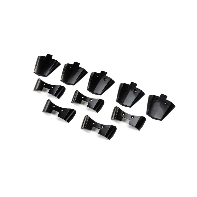 Losi Rear Fender Pack, Black: Promoto-MX/SM
