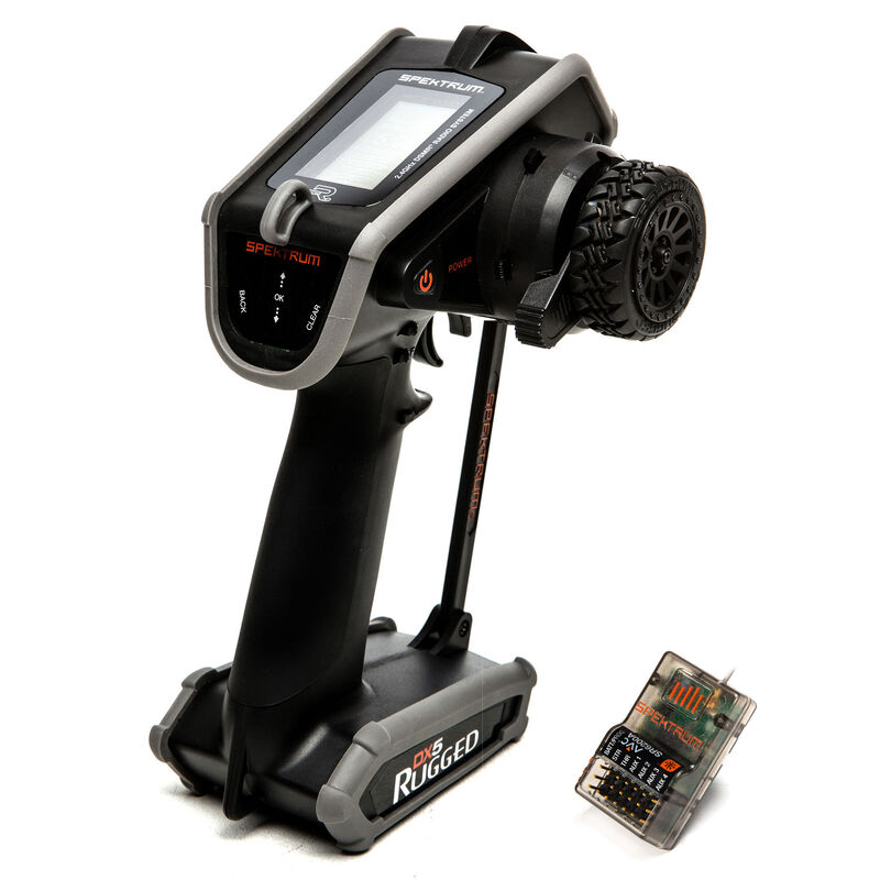 DX5 Rugged 5-Channel DSMR Transmitter with SR6200A