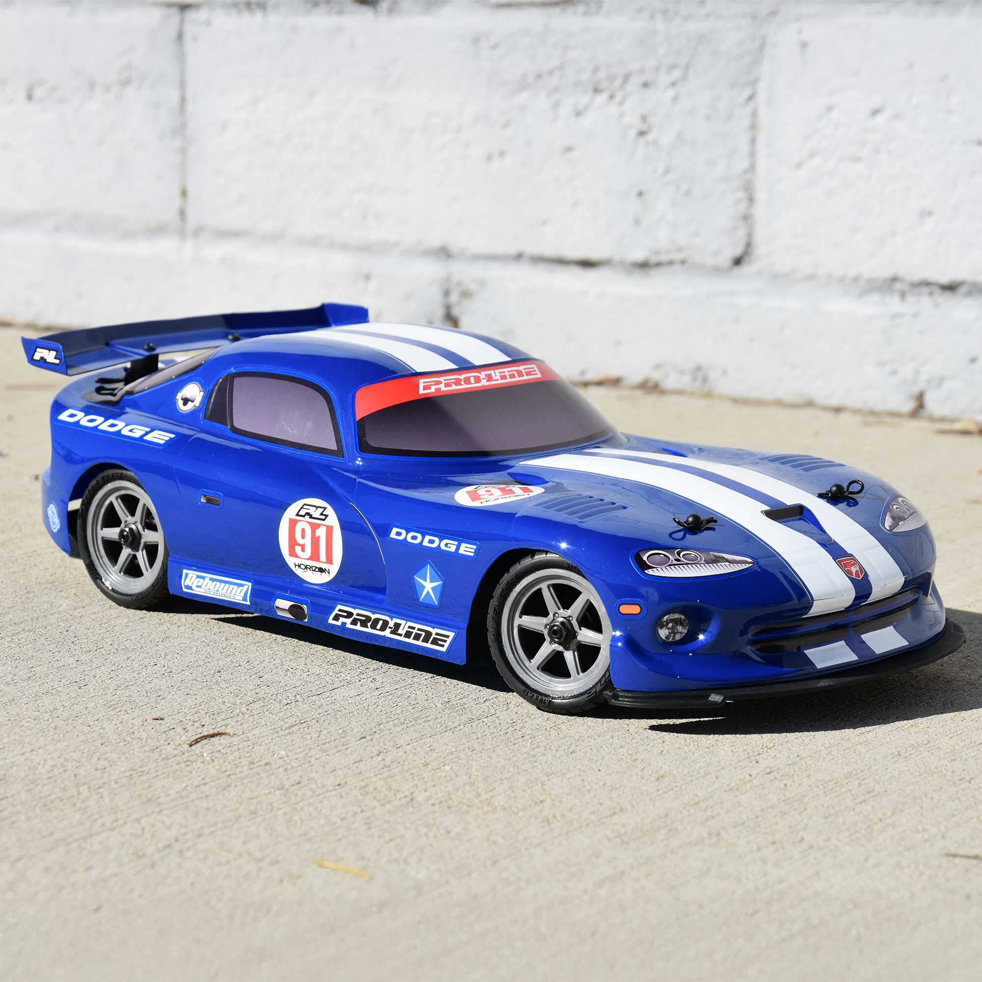 Pro-Line Racing 1/12 Pre-Cut 2002 Dodge Viper GTS Blue Body: Losi