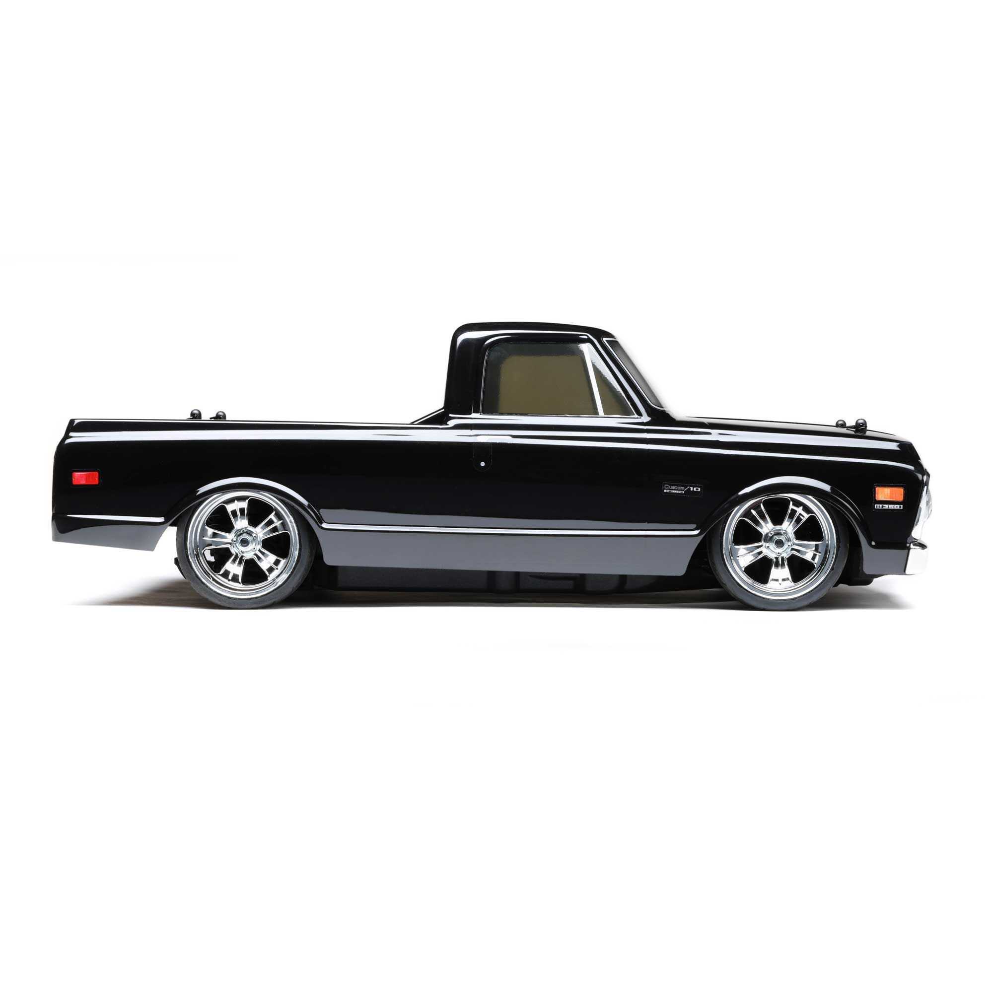 1/10 1972 Chevy C10 V100 AWD Pickup Truck Brushed RTR, BlackBLACK