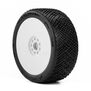 AKA PRODUCTS, INC. 1/8 Reverb Super Soft Long Wear Front/Rear Off-Road Buggy Tires MTD 17mm, White (2)