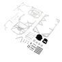 Losi Body Cage Set, White: 22S DLM