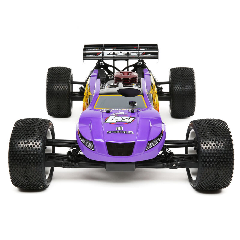 1/8 8IGHT-T 4X4 Nitro Truggy RTR, Purple/Yellow | Losi