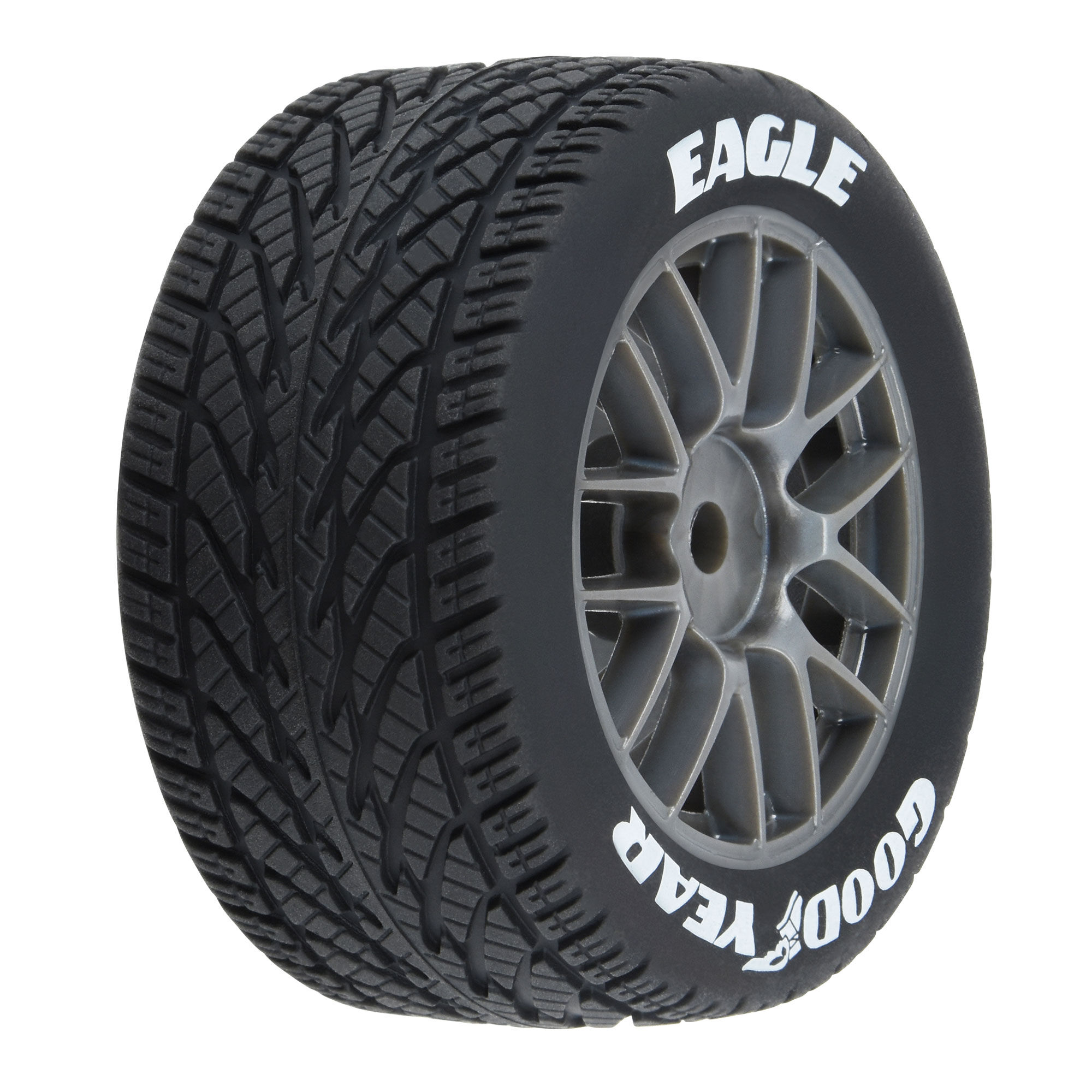 Pro-Line Racing 1/12 Goodyear Eagle Wet Tire F/R MTD Gray Wheels