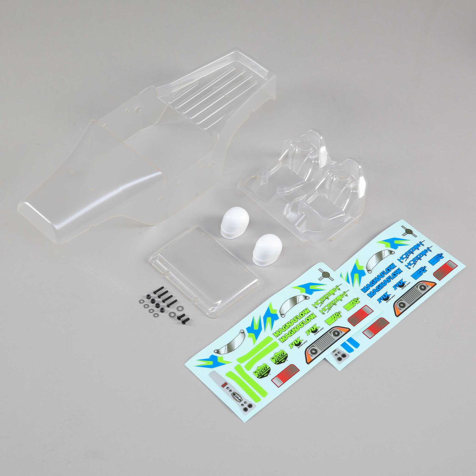 1/10 Clear Body Set with Driver Insert: Night Crawler SE