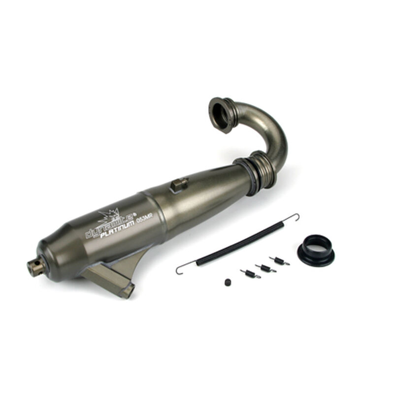 1/8 053 Mid-Range Inline Exhaust System: Hard Anodized
