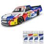 1/12 Pre-Cut 2024 Chevy Silverado Truck Clear Body: Losi NASCAR