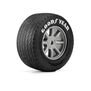 Pro-Line Racing 1/12 Goodyear Blue Streak VTA Front Tires Mounted 8mm Gray Wheels (2): Losi NASCAR&reg; Race Car