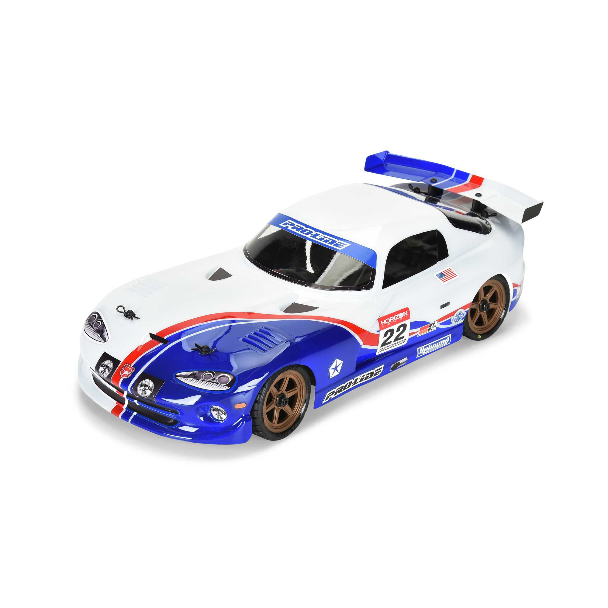 Pro-Line Racing 1/12 Pre-Cut 2002 Dodge Viper GTS Clear Body: Losi