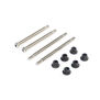 Losi Outer Hinge Pins 3.5mm Electro Nickel (2): 8X, 8XE