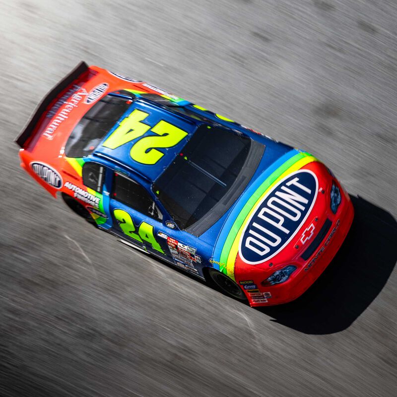 Losi 1/12 NASCAR RC Race Car Jeff Gordon No. 24 Dupont Chevrolet Monte Carlo 2S AWD RTR Brushed On-Road (Battery & Charger Included), Blue