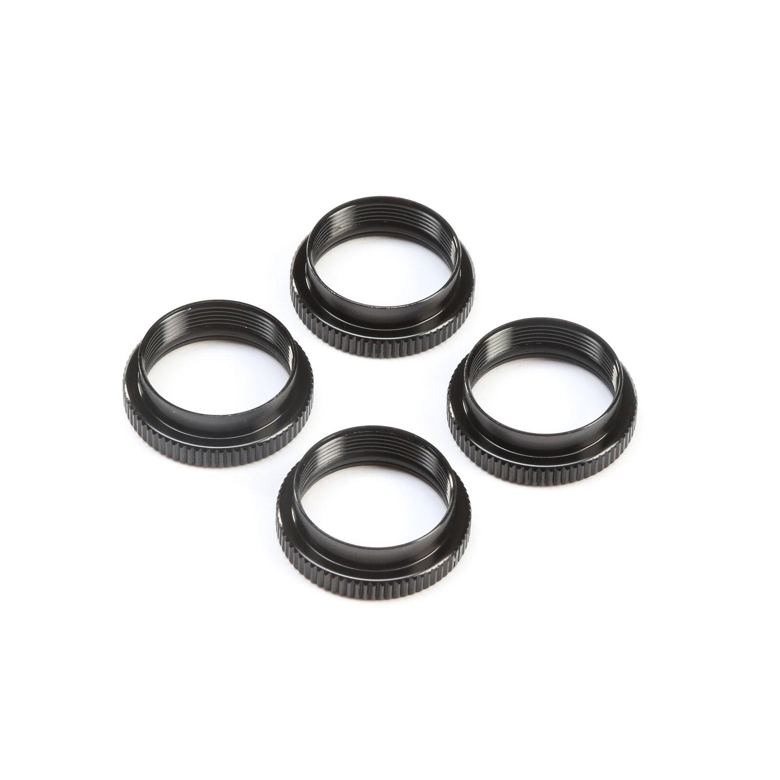 Losi 16mm Shock Nuts and O-rings (4): 8X, 8XE