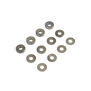 Team Losi Racing M3 Aluminum Washer Set, Hard Anodized (4): 22 3.0, 4.0, 5.0