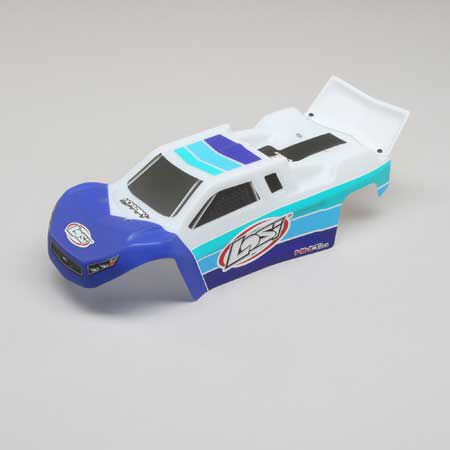 Body, Blue: Mini-T 2.0 BL | Losi