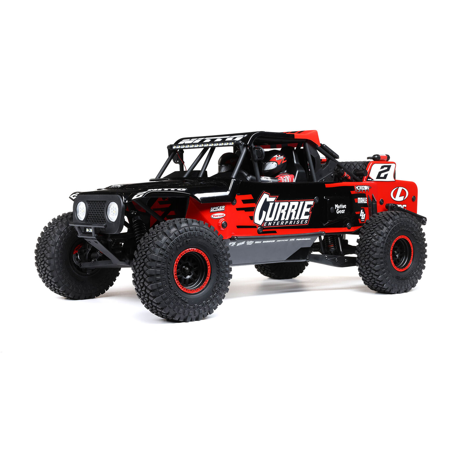 1/10 Hammer Rey U4 4WD Rock Racer Brushless RTR with Smart AVC, RedRED | Losi