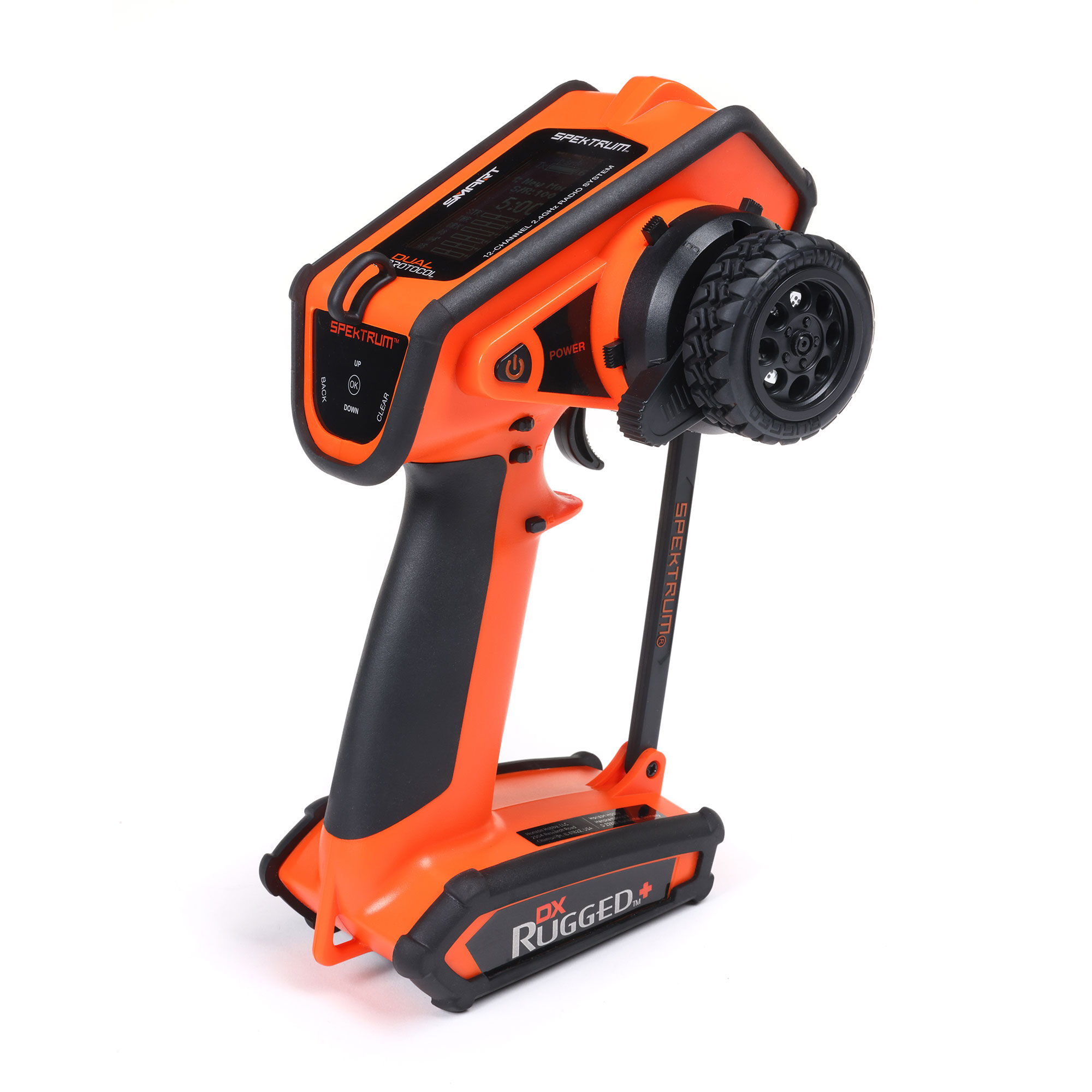 DX Rugged+ 12-Channel DSMR+ Transmitter, Orange | Losi