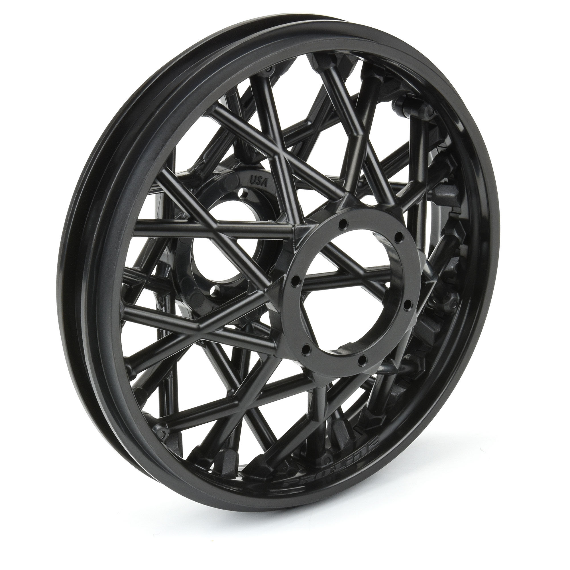Pro-Line Racing 1/4 Bullyspoke V2 Bead Rear Wheel Black: Promoto