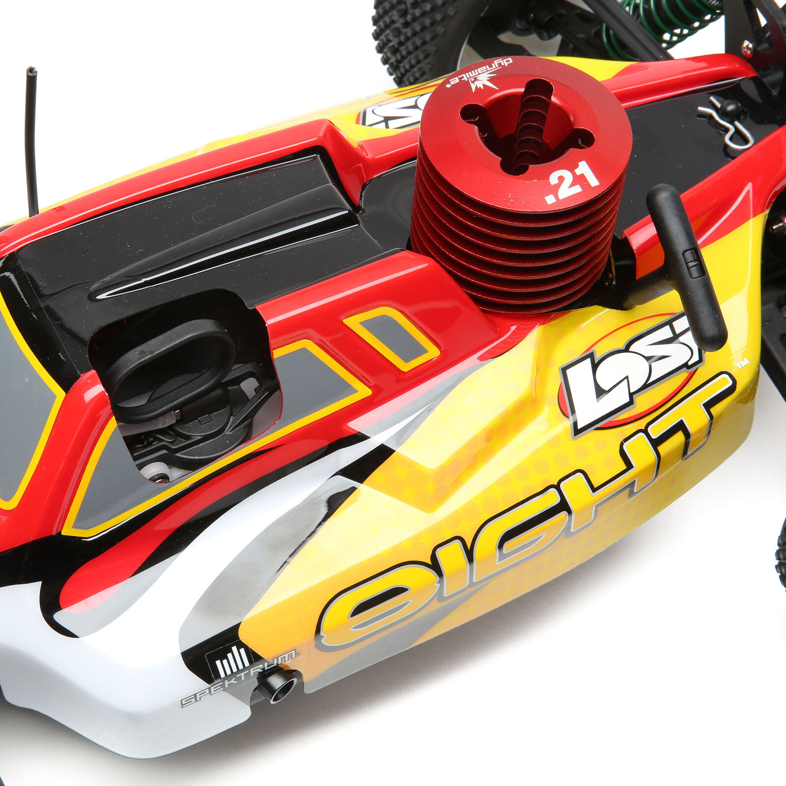 1/8 8IGHT 4WD Buggy Nitro RTR, Red/Yellow | Losi