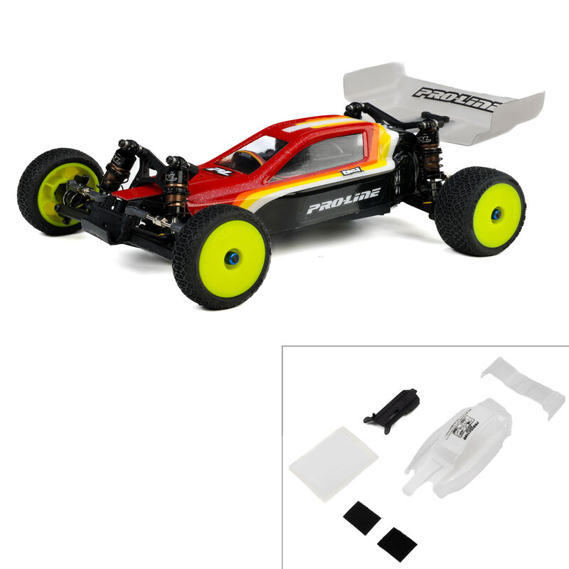 1/24 Pre-Cut Crowd Pleazer Clear Body with ESC Relocator: Losi Micro-B
