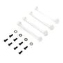 Losi Support Strut Set, White: 22S DLM