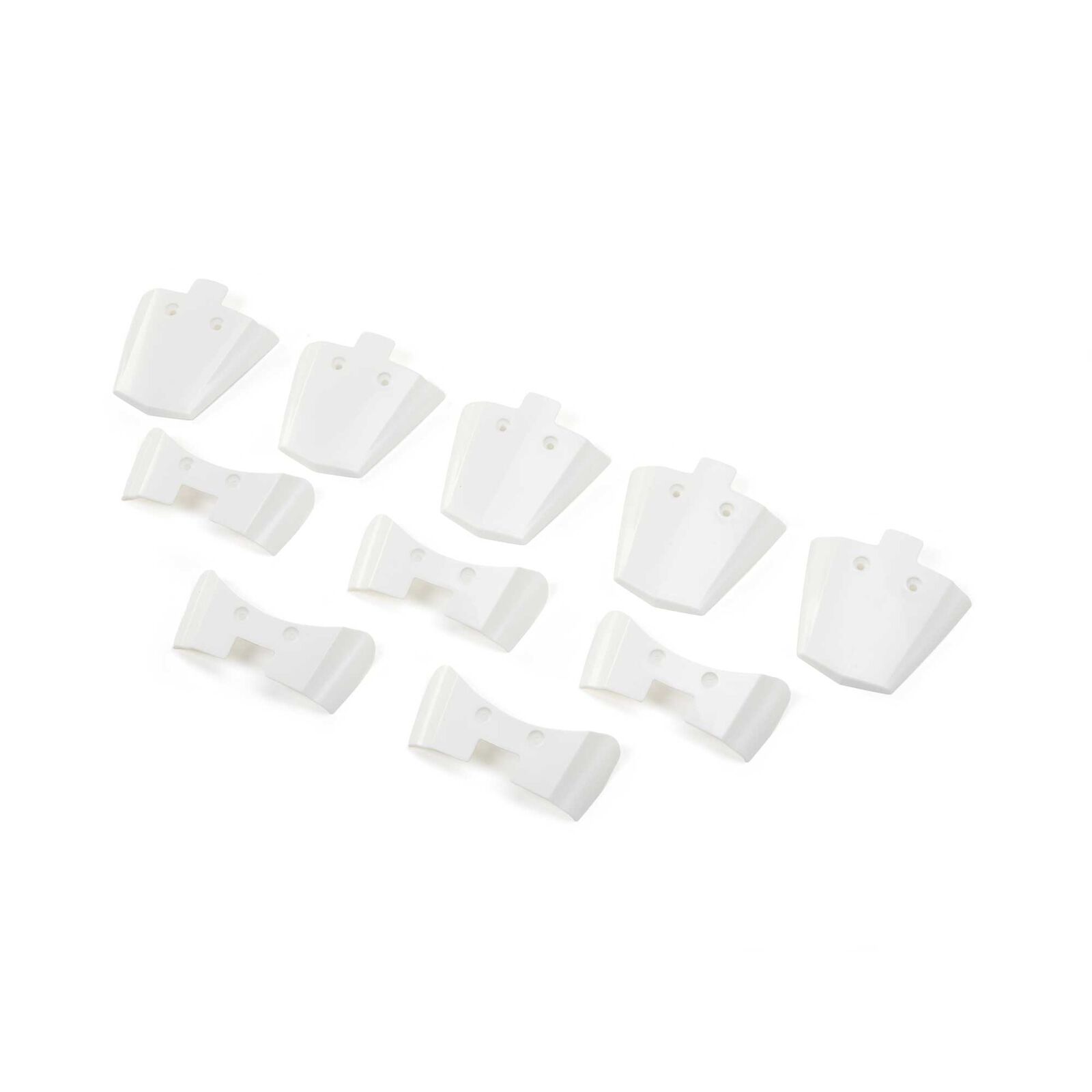Losi Rear Fender Pack, White: Promoto-MX/SM