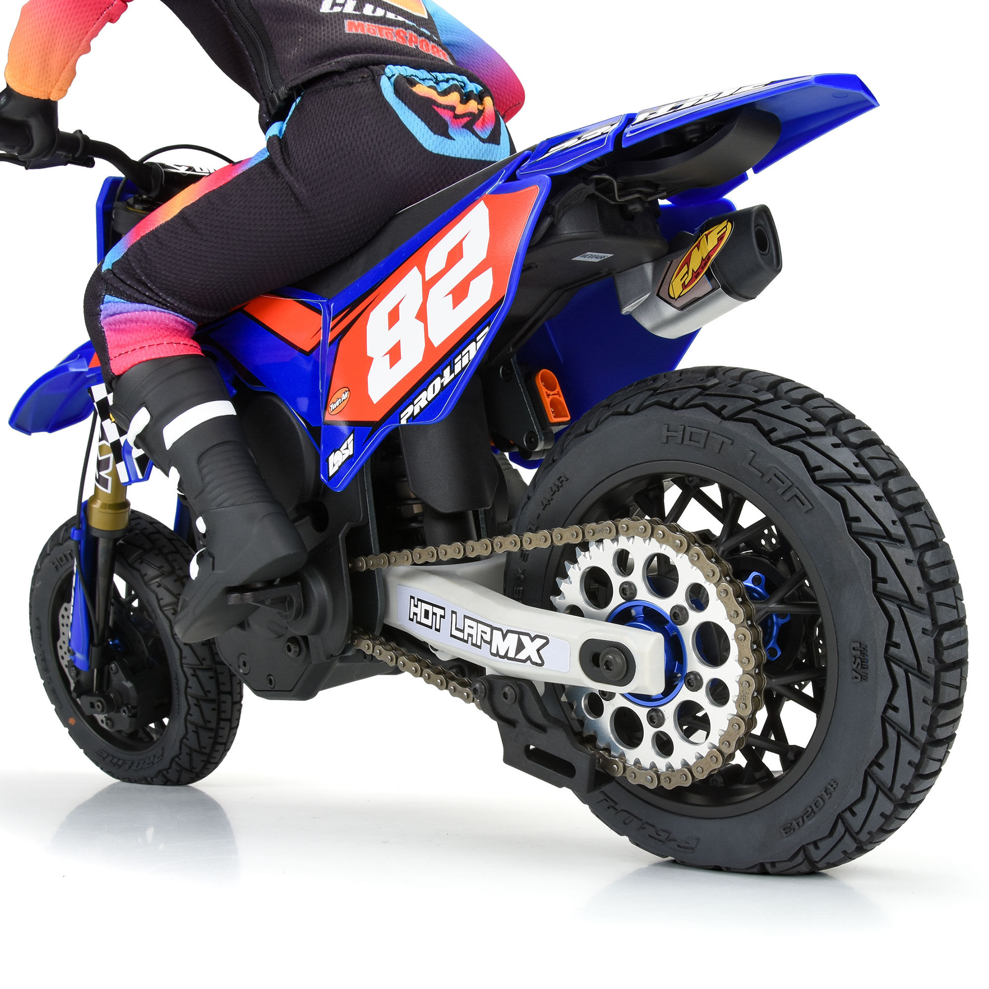 Pro-Line Racing 1/4 Hot Lap MX S3 Rear Tire MTD Black Supermoto