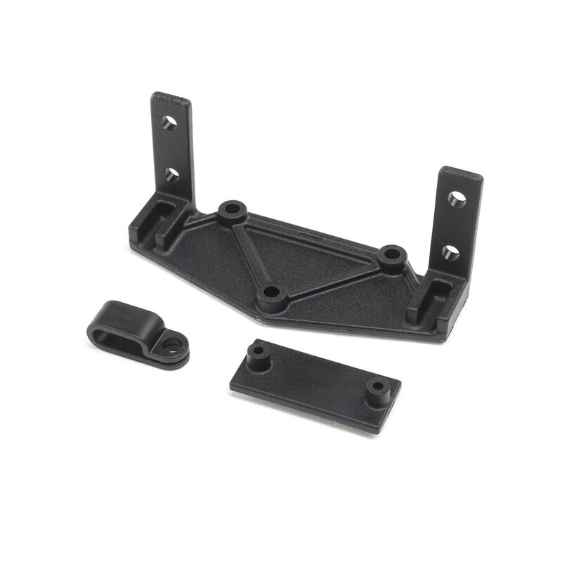 Losi Switch Mount & Wire Clip: 8X, 8XE 2.0