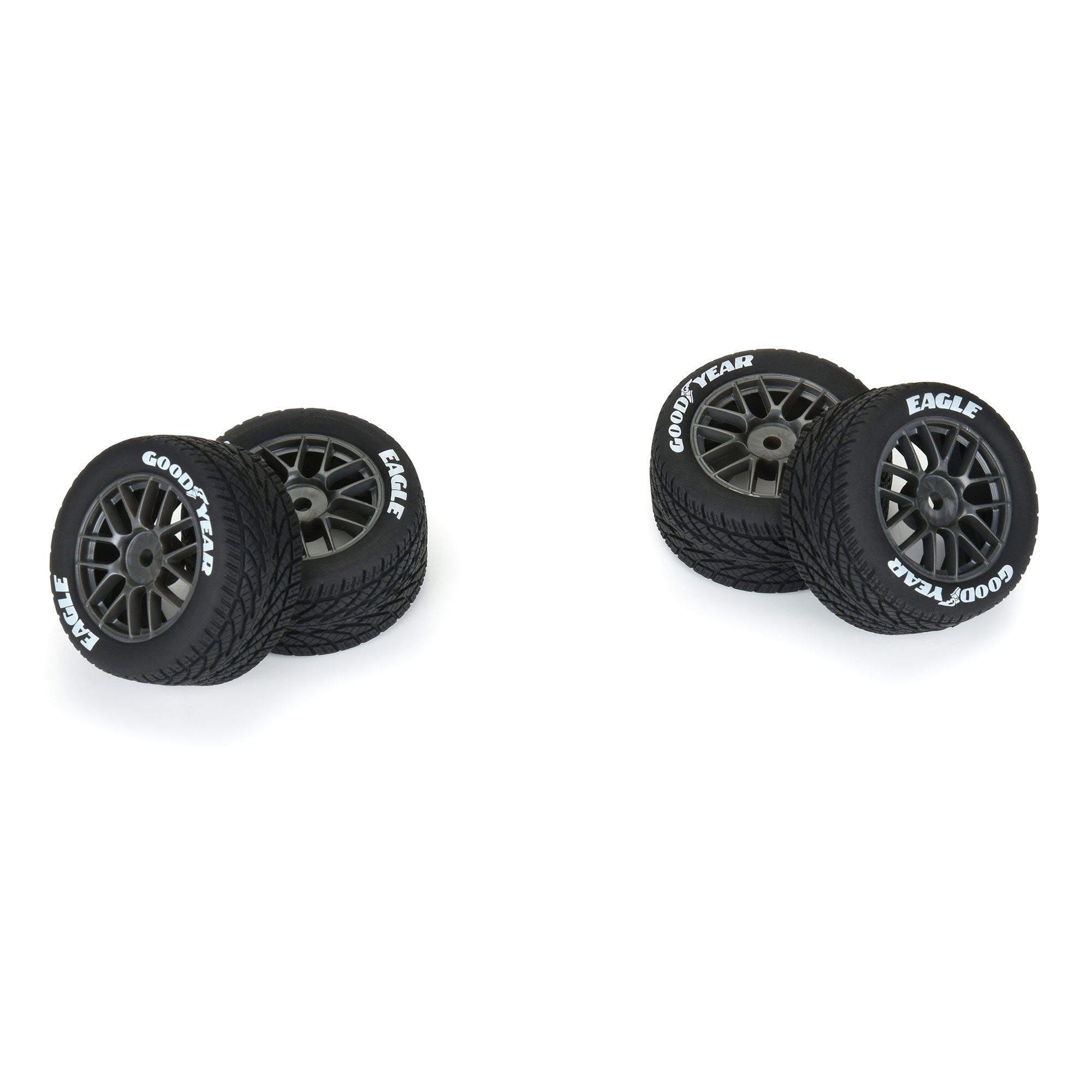 Pro-Line Racing 1/12 Goodyear Eagle Wet Tire F/R MTD Gray Wheels
